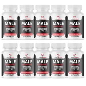 VirilWood Performance & Drive Pills for Men Male Support - 10 Bottles - Picture 1 of 7