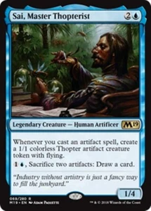 MTG - SAI, MASTER THOPTERIST - M19/Core Set 2019 (R) - Picture 1 of 1