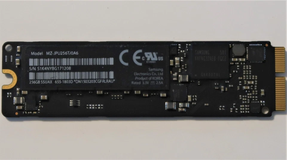 Macbook Samsung MZ-JPU256T/0A6 256 GB SSD Apple# 655-1803D Foto 1 de 1