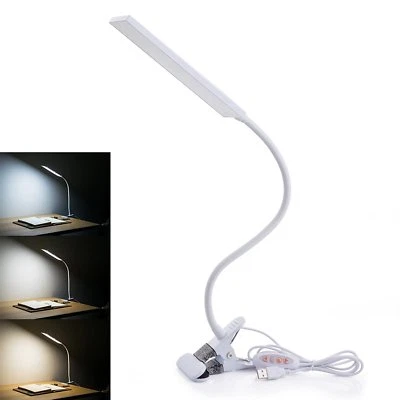 Lámpara de Escritorio LED con Clip Regulable 5W Luz de Lectura Flexible Black Friday  Foto 1 de 4