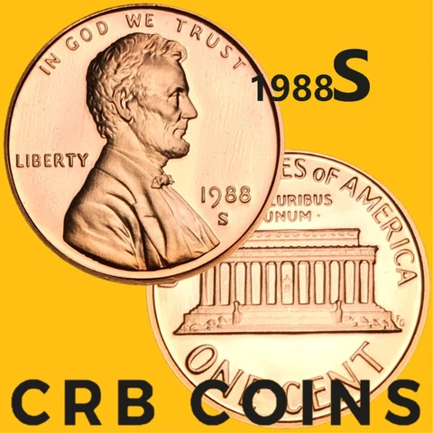 1988-S Proof "Lincoln Memorial Cent" - Penny - (UNC) KM#201a - LP88S Cover