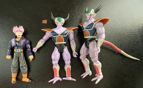 DBZ 2 King Cold + Trunks Action Figure Jakks Pacific Alien Invaders Invasion LOT Cover