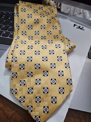 Corbata de seda Roundtree & York para hombre F32 Foto 1 de 4