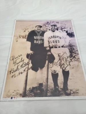 Bustin' Babe's and Larrupin Lou's Nº 9 MLB 1993 Primera Edición Impresión Autografiada Foto 1 de 2