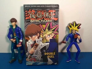 Yu- Gi-Oh! Battle City Duels Vol.6 VHS + Yugi & Kaiba Figures 1996 - Picture 1 of 11