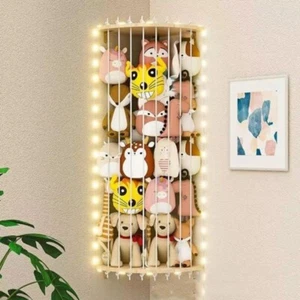 Stuffed Animal Holders Animal Storage Cage Perfect For Kids Or Collector - Picture 1 of 8