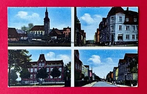 AK OBERFROHNA in Sachsen 1918 Kirche, Schule und Hauptstrasse ( 148810 - Bild 1 von 2
