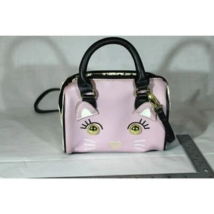 Luv Betsey Johnson Harley Mini Barril Cartera Bandolera Cartera Mensajero Hombro - Imagen 1 de 7