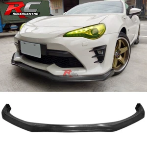 Fit 17-20 Toyota 86 GT86 FT86 CS Style Front Bumper Lip Unpainted Black PU - Picture 1 of 5