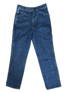 Vintage Steel blue jean Denim Pants size 18 Slim Kids Made In USA - Picture 1 of 7