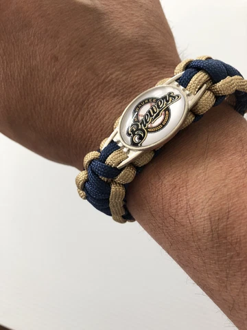 Milwaukee Brewers Paracord Survival Bracelet FREE SHIPPING Cover