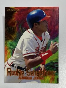 1997 Fleer ANDRUW JONES Rookie Sensations #15 Braves **FREE SHIPPING** - Picture 1 of 2