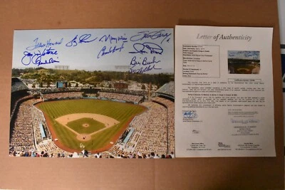 Bill Buckner Dodgers Legends Autographed 11x14 Stadium Photo JSA LOA + MORE - Изображение 1 из 2