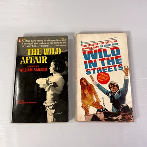 THE WILD AFFAIR by Sansom ('61) WILD IN THE STREETS by Thom ('68) Lot of 2 PPB - Bild 1 von 14