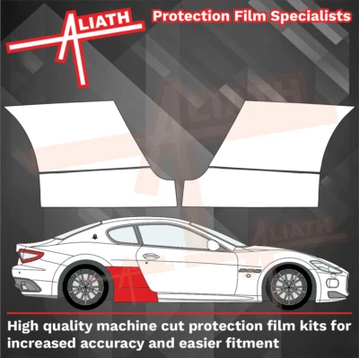 Se adapta a Maserati GranTurismo y Cabrio Arco Piedra Protector Pintura Película de Protección - Imagen 1 de 3