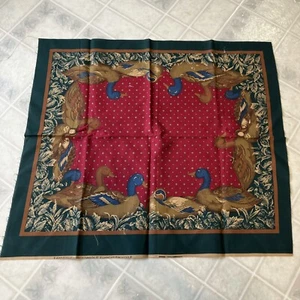 Vintage Joan Kessler Concord Stoff Baumwolle Kissen Panel ~ Stockente Holz Enten - Bild 1 von 4
