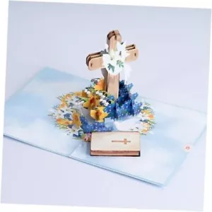 Signature Greeting Religious Easter Cross Pop-Up Card – Creative Religious - Picture 1 of 7