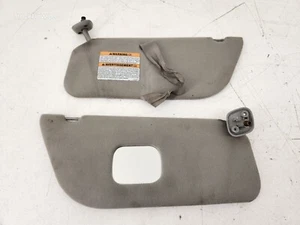 2003-2007 Ford F250 F350 F450 F550 Sun Visor Sunvisor Pair set of 2 FLINT GRAY - Picture 1 of 6