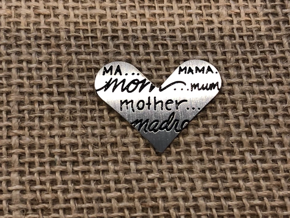 Auténtico Origami Búho Grande Plateado Madre Corazón Plato - NUEVO Foto 1 de 1