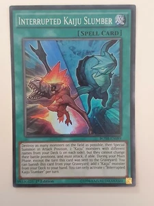 Interrupted Kaiju Slumber Super Rare BOSH-EN089 1st Edition NM Yu-Gi-Oh! TCG - Picture 1 of 1