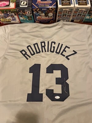 Alex Rodriguez New York Yankees Autographed Signed Custom Jersey Psa - Image 1 of 4