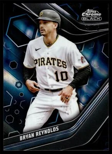 2023 Topps CHROME BLACK BRYAN REYNOLDS BLUE LAVA REFRACTOR 43/75 PIRATES #95 - Picture 1 of 2