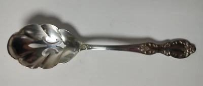 Винтажная посеребренная оливковая ложка Wm Rogers Mfg Co дополнительная пластина оригинальная Rogers  - Изображение 1 из 4