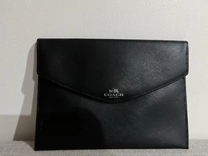 Coach F62839 SV/Black Dcy pelle borsa media Env - Foto 1 di 5