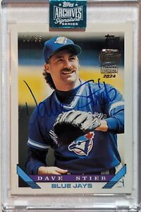 2024 Topps Archives Signature Retired Series DAVE STIEB Auto #/83 1993 Topps
