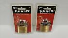 Guard Security 624 Solid Brass Padlock With 1-1/2" Standard Shackle (Lot Of 2)