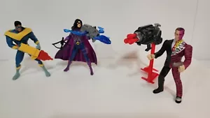 Kenner 3 Batman TOTAL JUSTICE The Huntress FOREVER Two-face LEGENDS NightWing - Picture 1 of 19