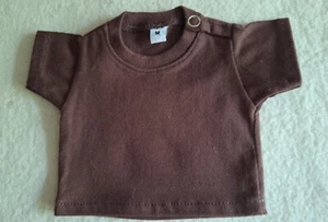 T-Shirt, M , Halbarm, schoko, für ca. 30 - 35 cm Bären, Handarbeit - Bild 1 von 3