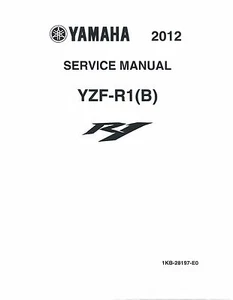 Yamaha owners service manual 2012 R1, YZF-R1(B) - Picture 1 of 12