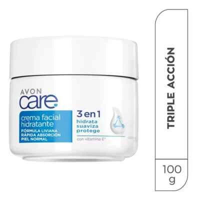 CREMA VISO HIDRATANTE AVON CARE PIEL NORMALE A SECA 3 BENEFICI EN 1 - Immagine 1 di 3