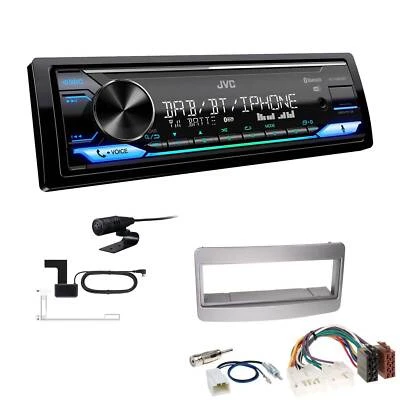 JVC Digital 1-DIN Autoradio DAB+ Bluetooth für Toyota RAV 4 II 2000-2006 - Bild 1 von 4