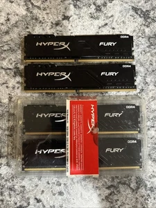 HyperX FURY DDR4 8GBx2 3200 Desktop RAM Memory DIMM 288pin RGB - Picture 1 of 4