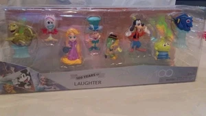 Lote de 8 figuras Disney 100 años de risa Crush Forky Rapunzel Goofy Dory - Imagen 1 de 10
