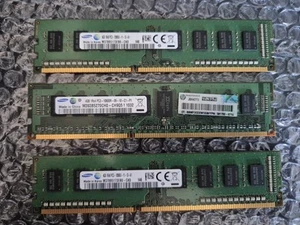  12 GB 3x 4GB DDR3 PC3-10600R RAM. Samsung M393B5270CH0  - Picture 1 of 2
