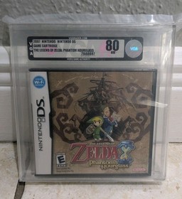 The Legend Of Zelda Phantom Hourglass DS First Print Graded VGA 85 NM New Sealed
