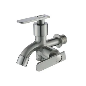 Robinet en alliage de zinc brossé pour une efficacité accrue dans les machines - Photo 1/9
