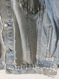 Chaqueta vaquera andrajosa Levi Strauss Signature talla L - Imagen 1 de 9