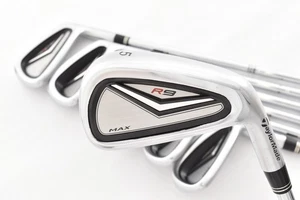 7PCS TaylorMade R9 MAX Iron Set 5-6-7-8-9-P-A Dynamic Gold S200 Stiff RH Clubs - Picture 1 of 17