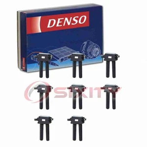 8 pc Denso Direct Ignition Coils for 2007-2009 Chrysler Aspen 5.7L V8 Spark su - Picture 1 of 5