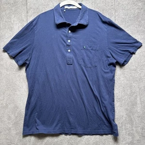 Criquet Poloshirt Herren XL dunkelblau kurzarm Bio Baumwolle Golf - Bild 1 von 8