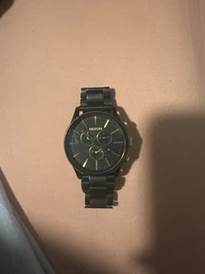 NIXON - Sentry Chrono Watch - Black / Gold - Picture 1 of 1