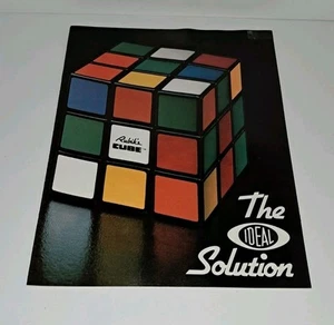Vintage Rubiks Cube Guide Booklet Handbuch The Ideal Solution Book 1981 - Bild 1 von 4