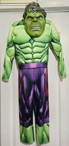 Hulk Muskel Kostüm Kinder Jungen 4-6 Maske Marvel Avengers Halloween Superheld - Bild 1 von 5