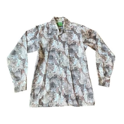 Vintage Joe Namath Arrow Dress Shirt Victorian Women Novelty Print Small Men - Image 1 of 4