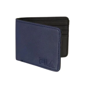 Original Fila Geldbörse mit geprägtem Logo - schmale Geldbörse mit Doppelfaltung - 9 * 11 cm - Bild 1 von 6