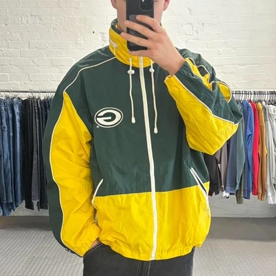 Vintage 90s Green Bay Packers jacket NFL pro sports jacket - Image 1 of 4